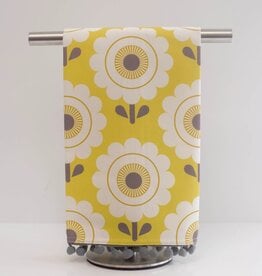 Mod Lounge Paper Co. Yellow Sunshine Flower Vintage Tea Towel