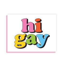 The Little Gay Shop Hi Gay Card