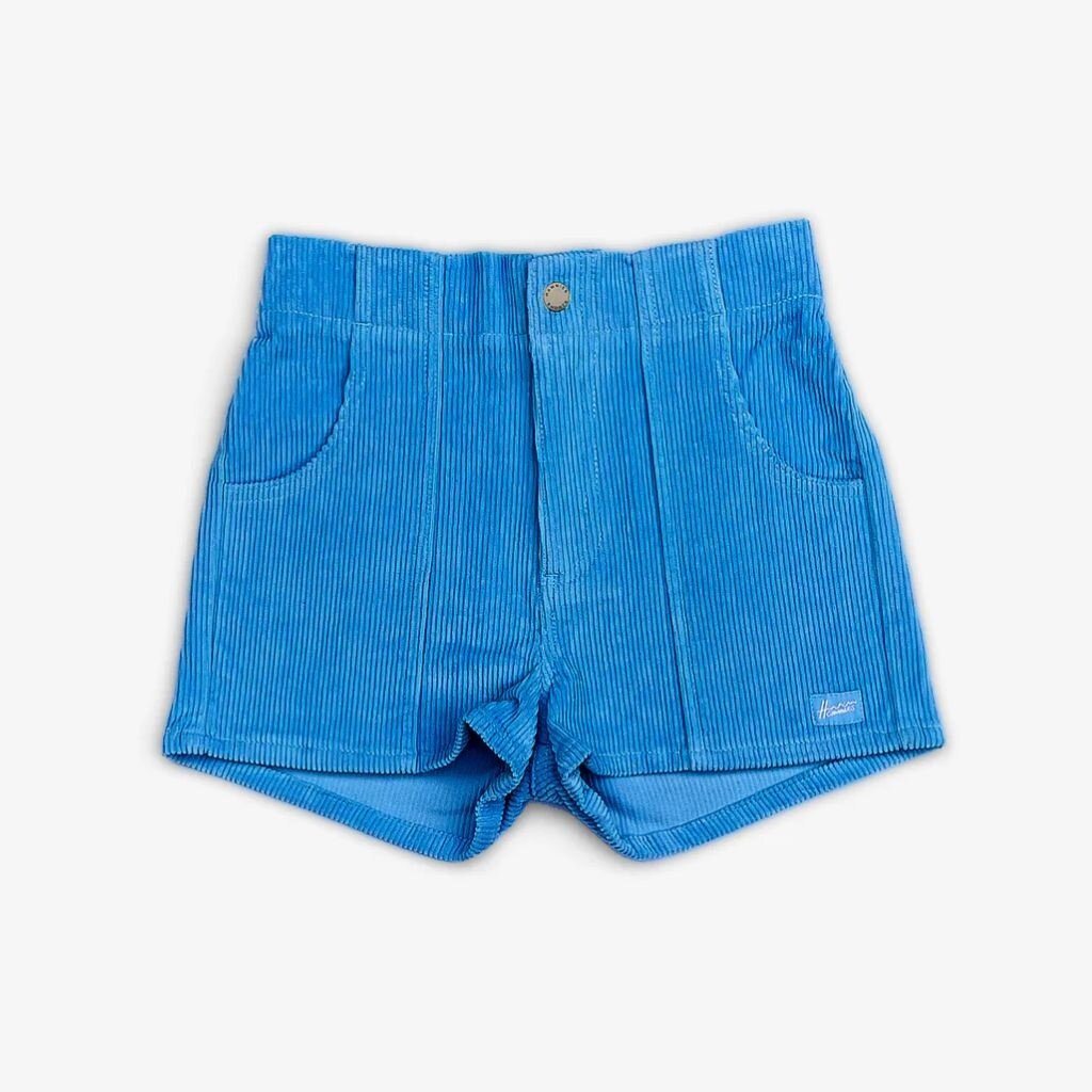 Hammies Women's Corduroy Solid Short Blue Poppy