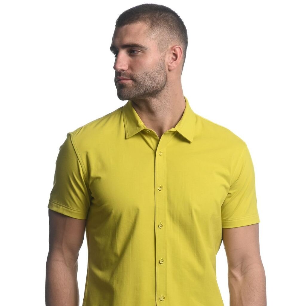 ST33LE (Steele) Cumin Solid Stretch Jersey Knit SS Shirt ST-963