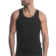 ST33LE (Steele) BlackTextured Stretch Mesh Performance Singlet ST-279