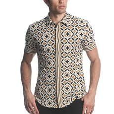 Postmarc Printed Performance Short Sleeves Stretch Shirt