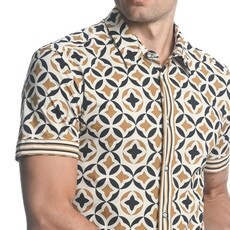 Postmarc Printed Performance Short Sleeves Stretch Shirt