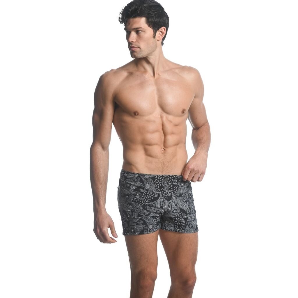 Postmarc Printed Swim Shorts W/ Mesh Lining