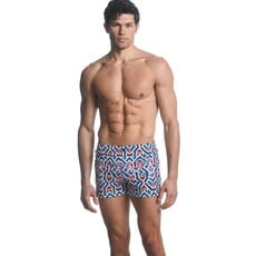 Postmarc Printed Swim Shorts W/ Mesh Lining