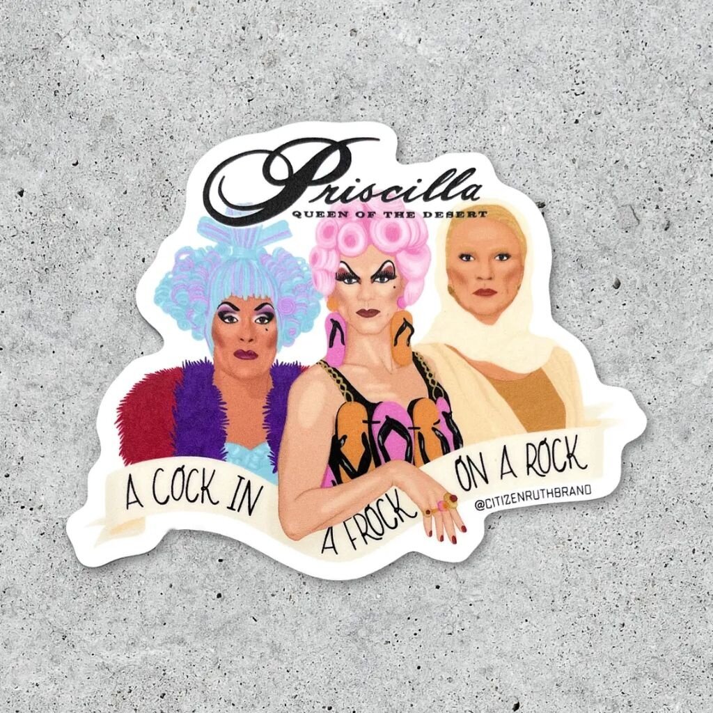 Citizen Ruth Priscilla Queen Of The Desert Sticker