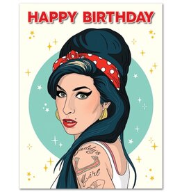 The Found Amy Winehouse Birthday Card