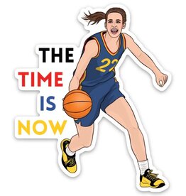 The Found Caitlin Clark The Time Is Now Sticker