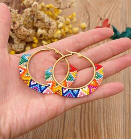 Peepa's Accessories Native Hoop Earrings