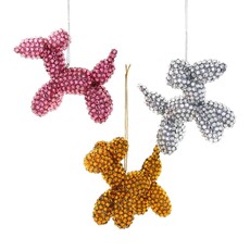 Cody Foster Jeweled Balloon Dog Ornament