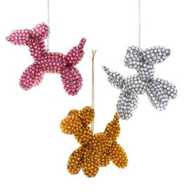 Cody Foster Jeweled Balloon Dog Ornament