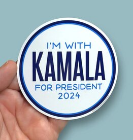 Anthem Sticker co I'm with Kamala for president sticker