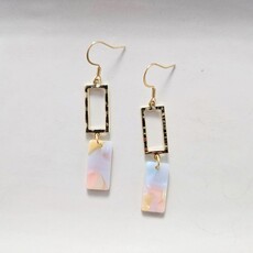 Spiffy & Splendid Raya Earrings Pastel Rainbow