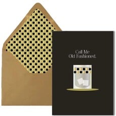 Mod Lounge Paper Co. Call Me Old Fashioned Greeting Card