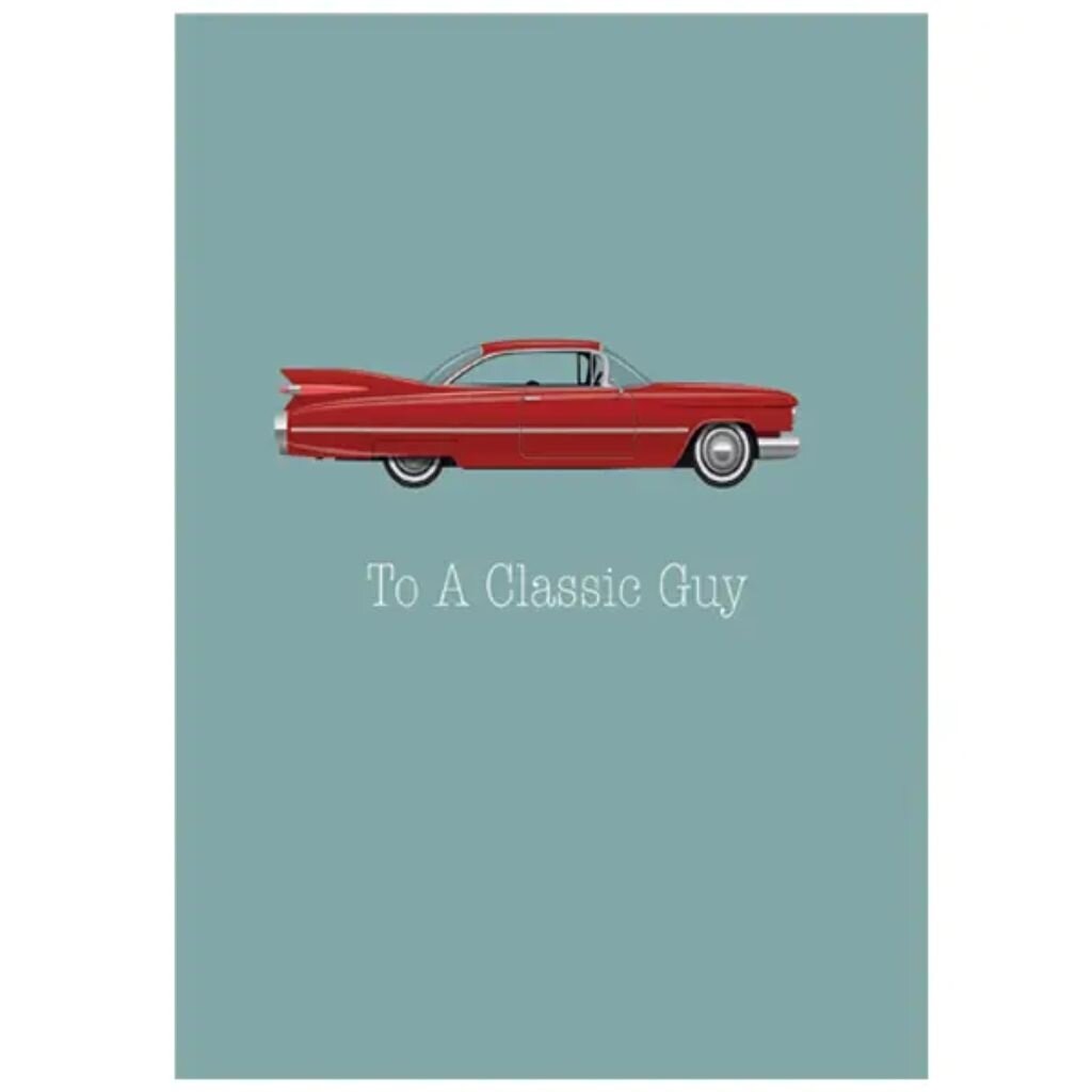 Mod Lounge Paper Co. Classic Car Greeting Card