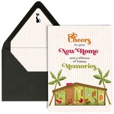 Mod Lounge Paper Co. Home and Memories Midcentury Modern Greeting Card