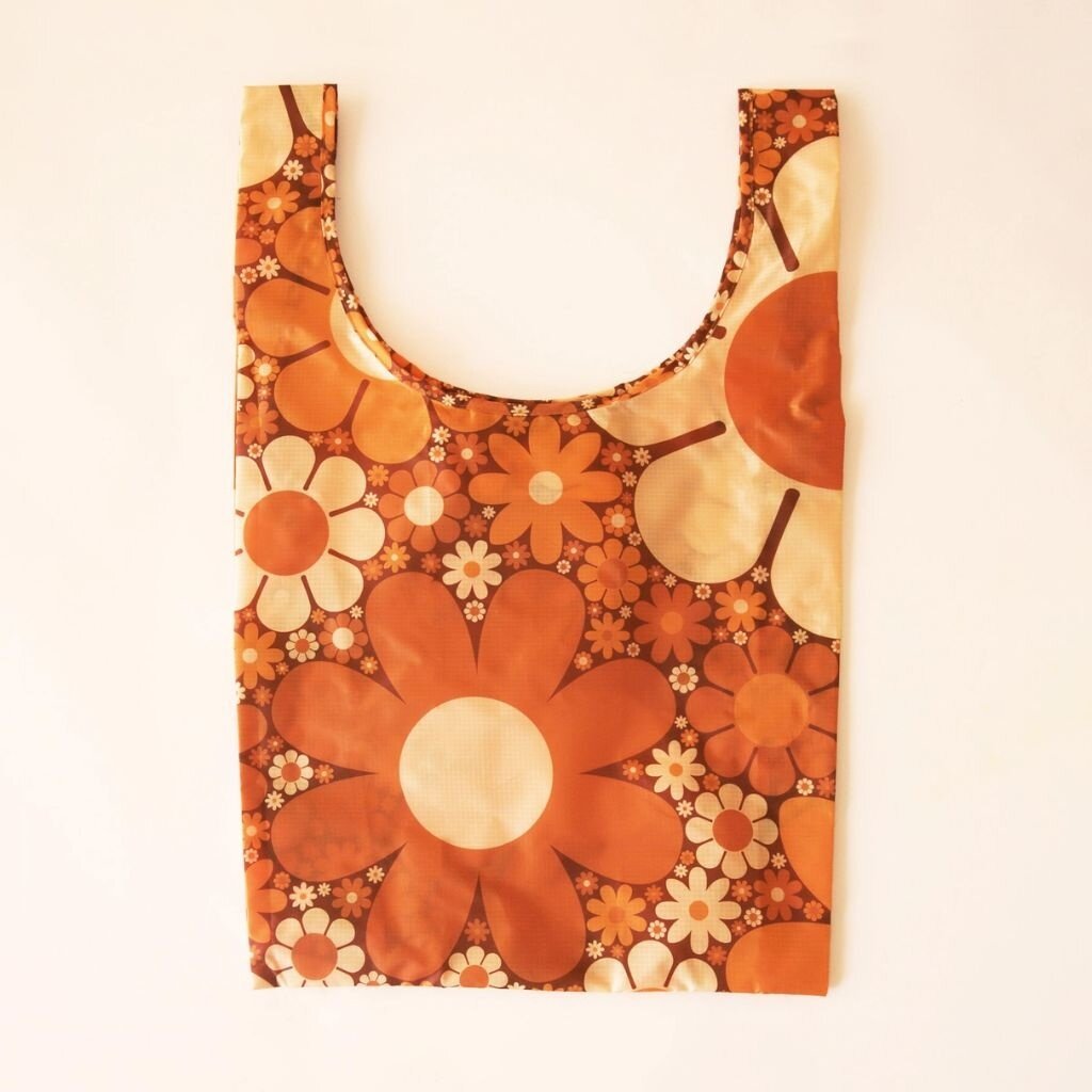 Sunshine Studios 70s Floral Reusable Bag