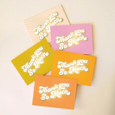 Sunshine Studios Thank You So Much Card Boxed Set of 5