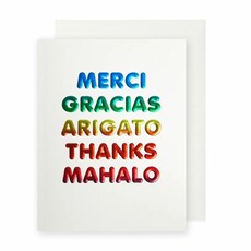 The Social Type Thanks Languages Thank You Card