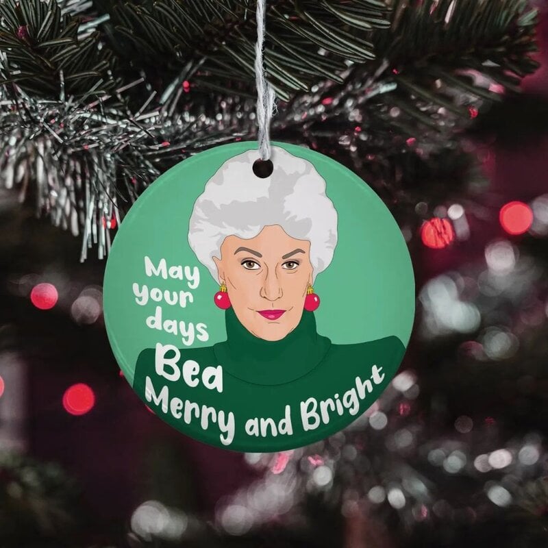 Citizen Ruth Bea Merry Holiday Ornament