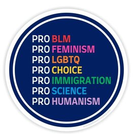 Anthem Sticker co Pro Social Justice Sticker