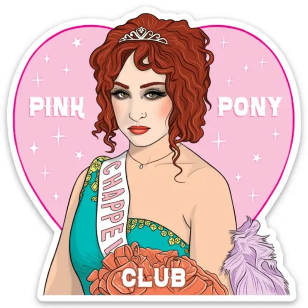 The Found Chappell Roan Pink Pony Club Sticker