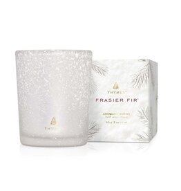 Thymes Frasier Fir Flocked 6.5 oz Poured Candle