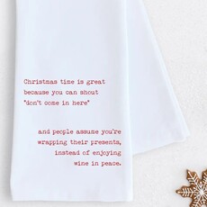 DEV D + CO Don't Come In Here Tea Towel