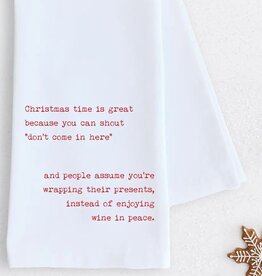DEV D + CO Don't Come In Here Tea Towel