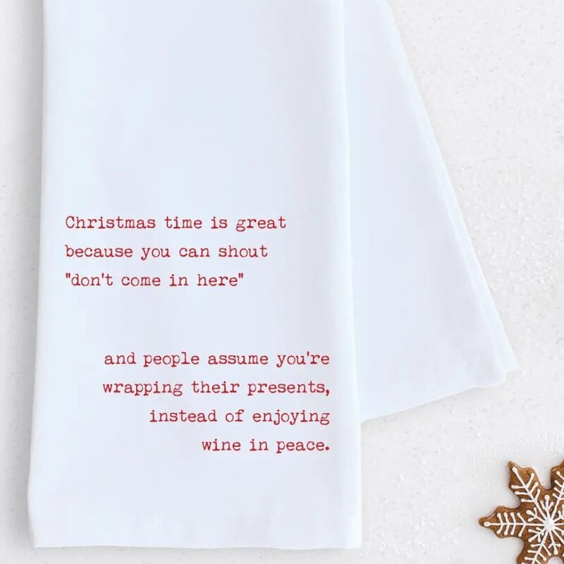 DEV D + CO Don't Come In Here Tea Towel