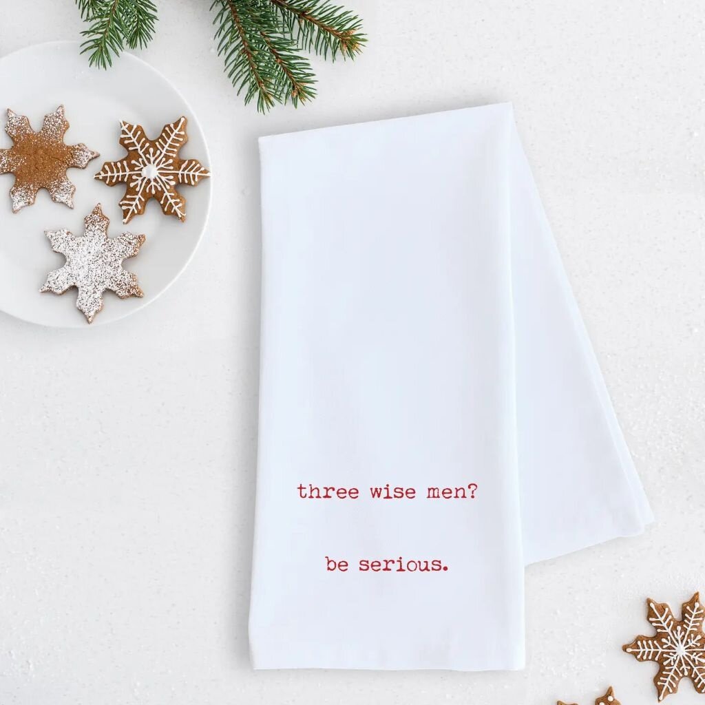 DEV D + CO The Three Wise Men Tea Towel