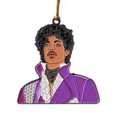 The Found Purple Reign Prince Enamel Ornament