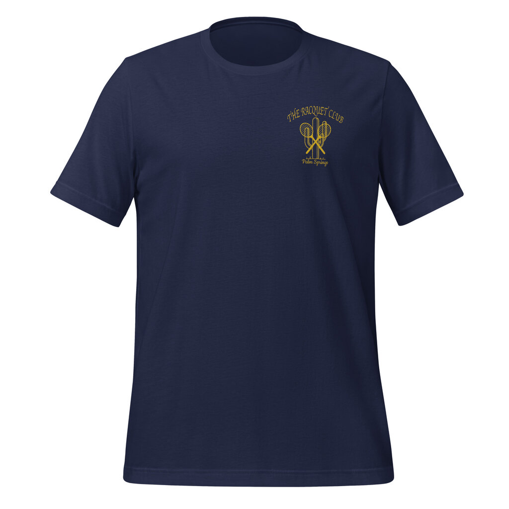 Peepa's Racquet Club 2.0 Blue Embroidered Unisexy Tee