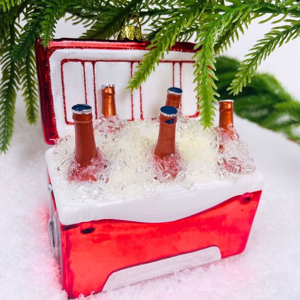 Cody Foster Cooler of Beer Ornament