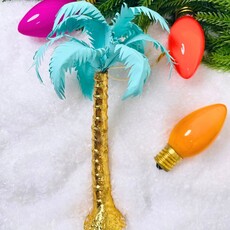 Cody Foster Gilded Palm Tree Ornament