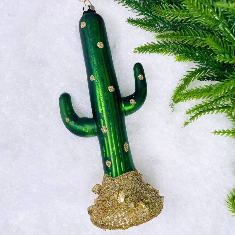 Cody Foster Large Green Cactus Ornament