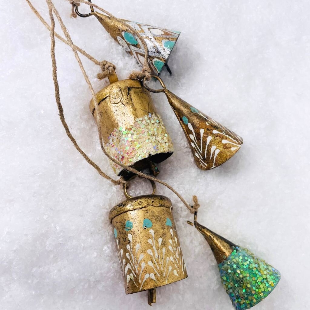 Cody Foster Boho Bell Cluster Ornament