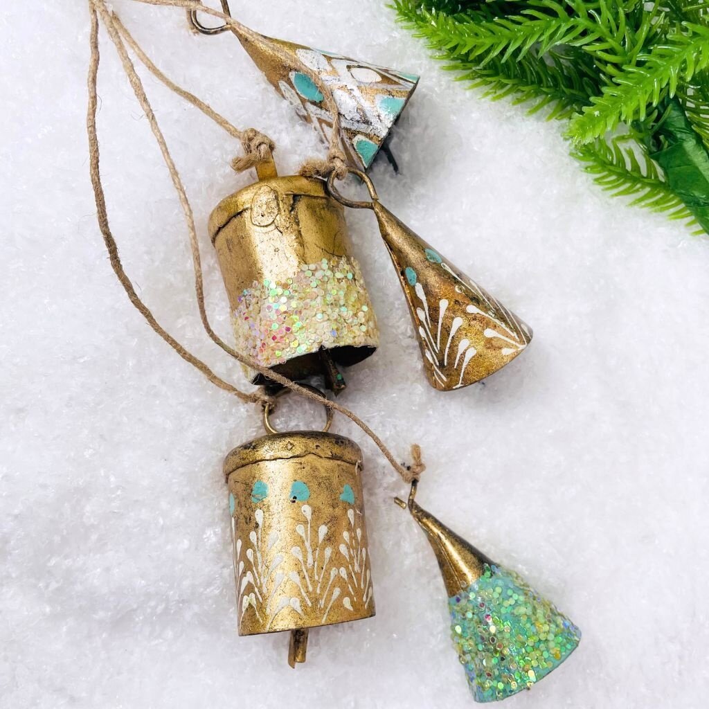 Cody Foster Boho Bell Cluster Ornament