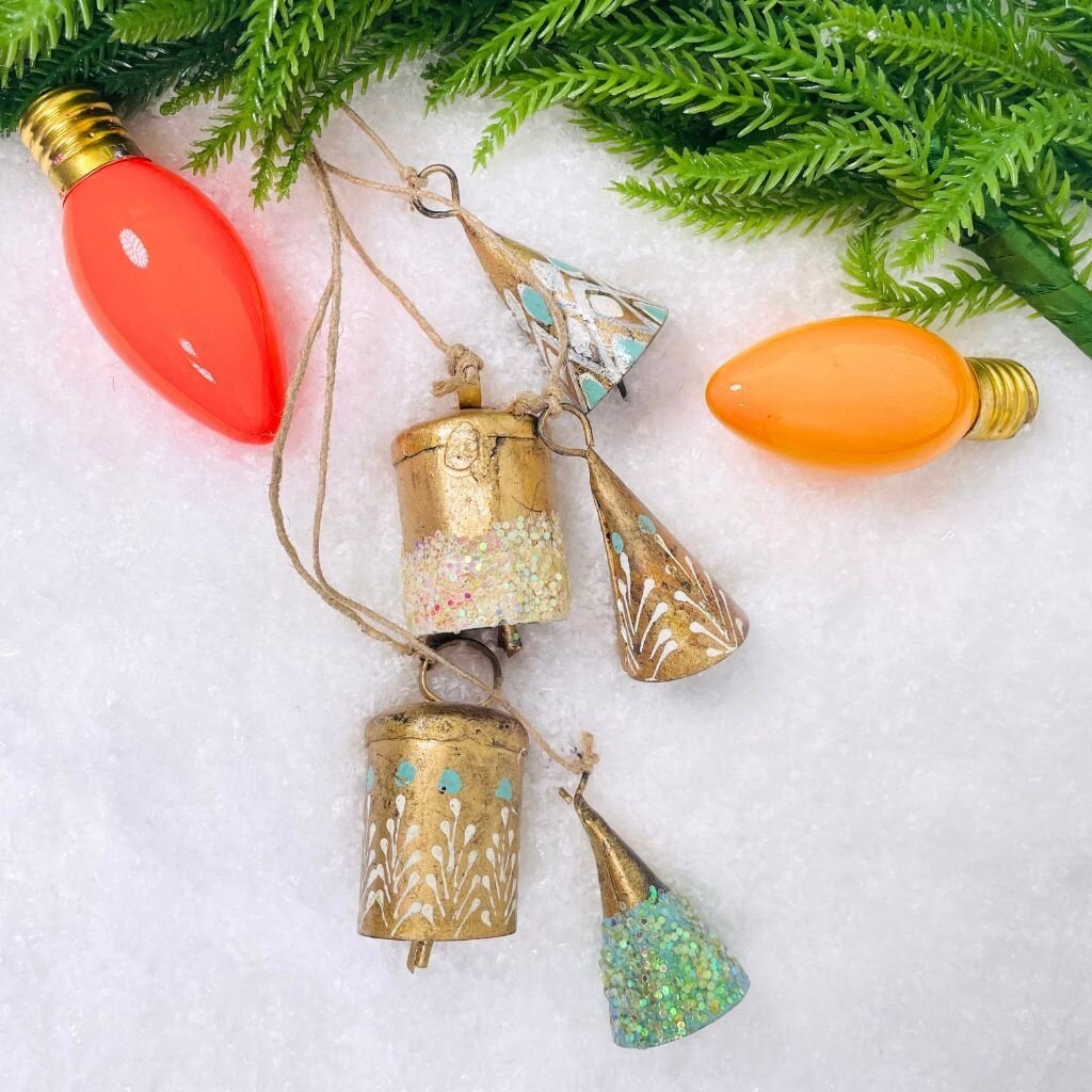 Cody Foster Boho Bell Cluster Ornament