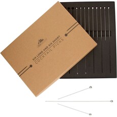 A Bar Above Cocktail Picks Combo Set Stainless (6 Short And 6 Long)