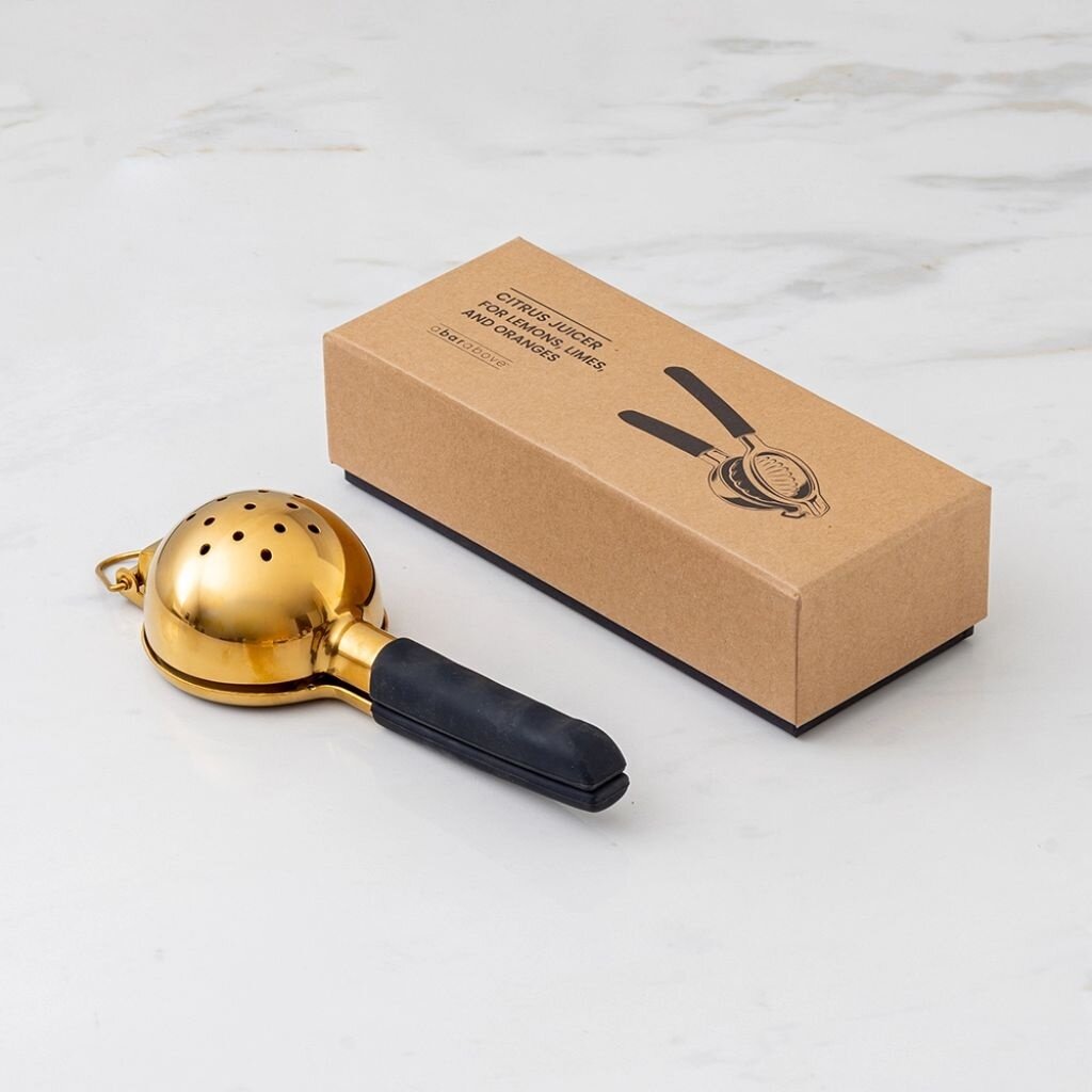 A Bar Above Hand Held Citrus Juicer Gold