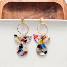 Spiffy & Splendid Wren Earrings  Fall Mulitcolor