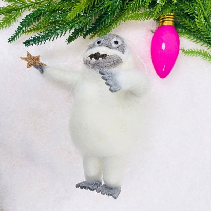 Cody Foster Abominable Snowman Felt Ornament