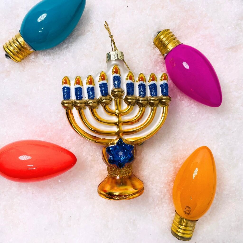 Cody Foster Menorah Ornament