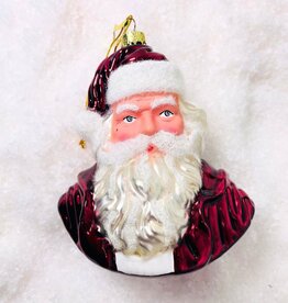 Cody Foster Santa Blow Mold Ornament