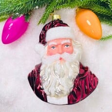 Cody Foster Santa Blow Mold Ornament