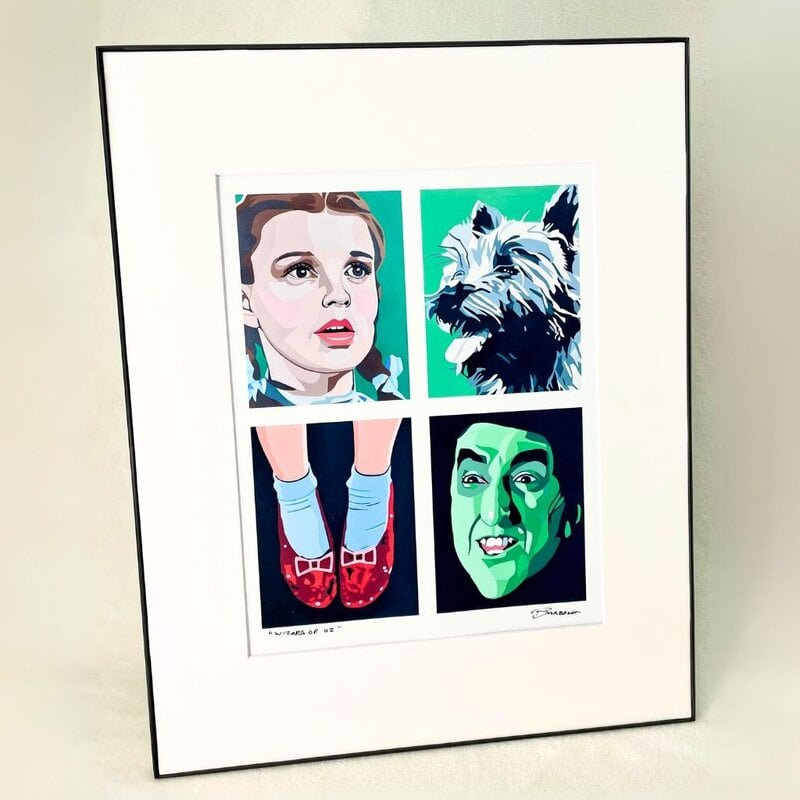 ChrisBurbach The Wizard of Oz Collage Portrait