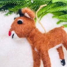 Cody Foster Rudolph Felt Fabric Ornament