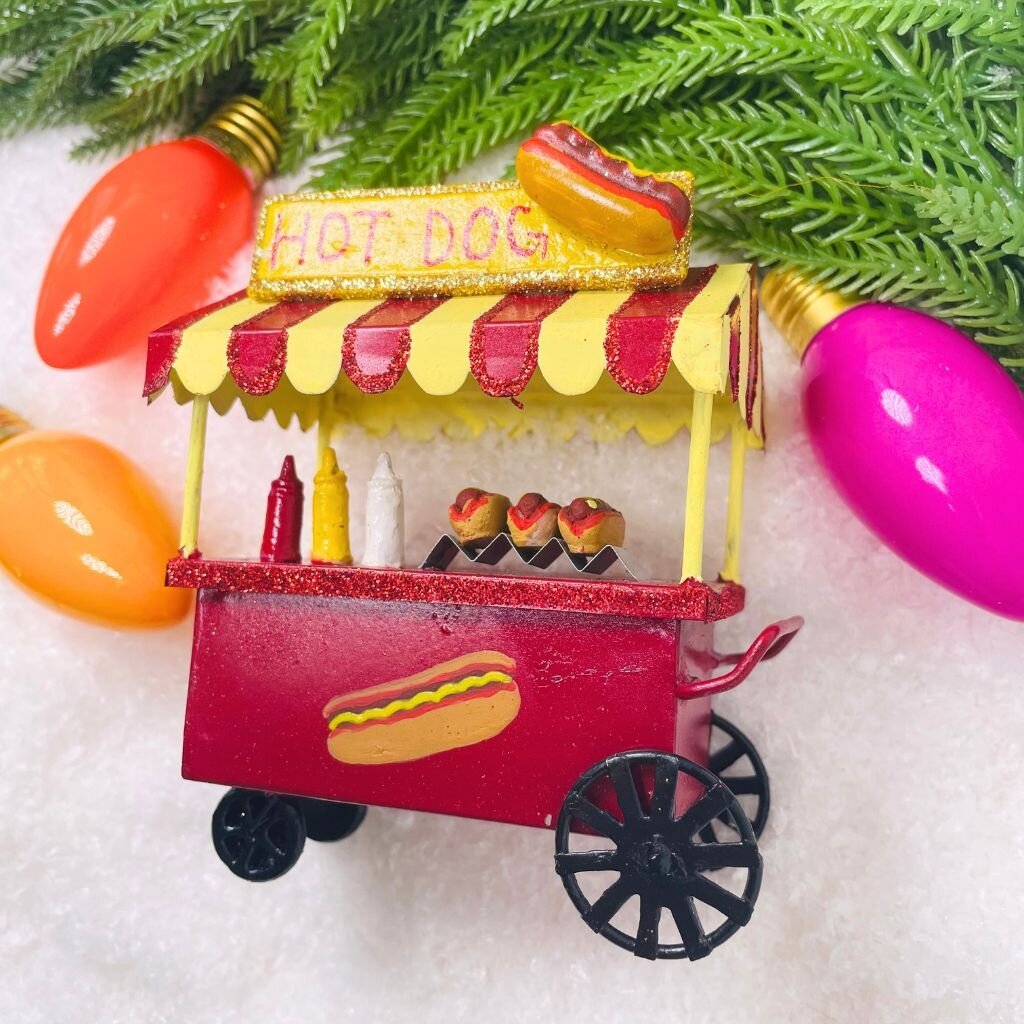 Cody Foster Hot Dog Stand Ornament