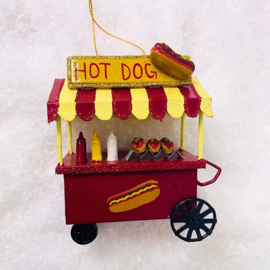 Cody Foster Hot Dog Stand Ornament